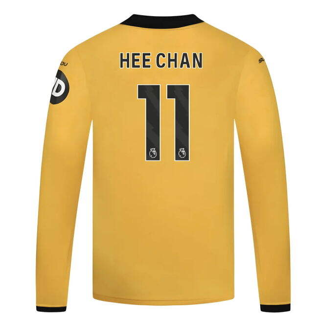 2025-2026 Wolves Home Official Shirt - Exclusive Rare Hee Chan 11#626