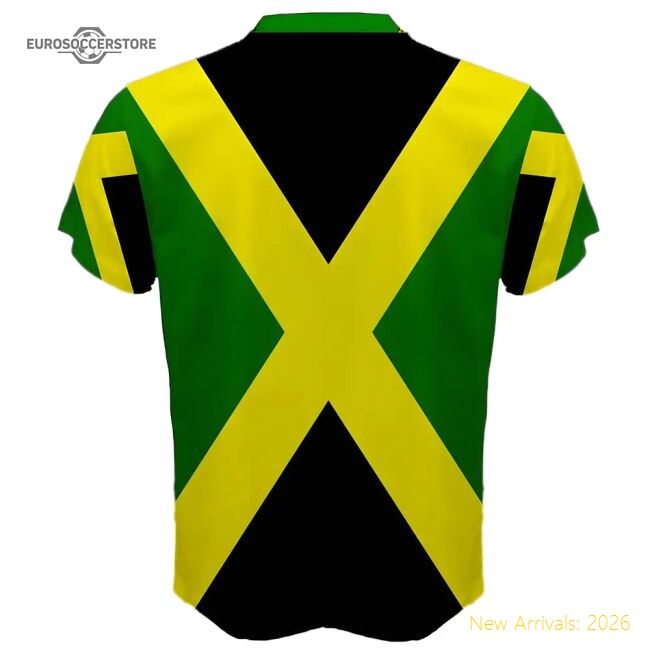 Luxury Jamaica National Team Flag Sublimated Sports Jersey