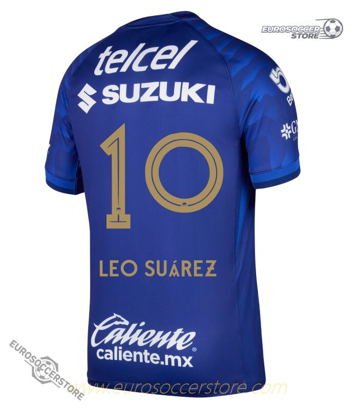 Pumas UNAM 25-26 Season LEO SUÁREZ Number 10 Away Football Jersey