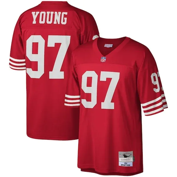 Performance San Francisco 49ers Replica Jersey - Premium Scarlet NF...