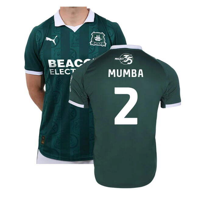 2025-2026 Plymouth Argyle Home Shirt (Mumba 2)