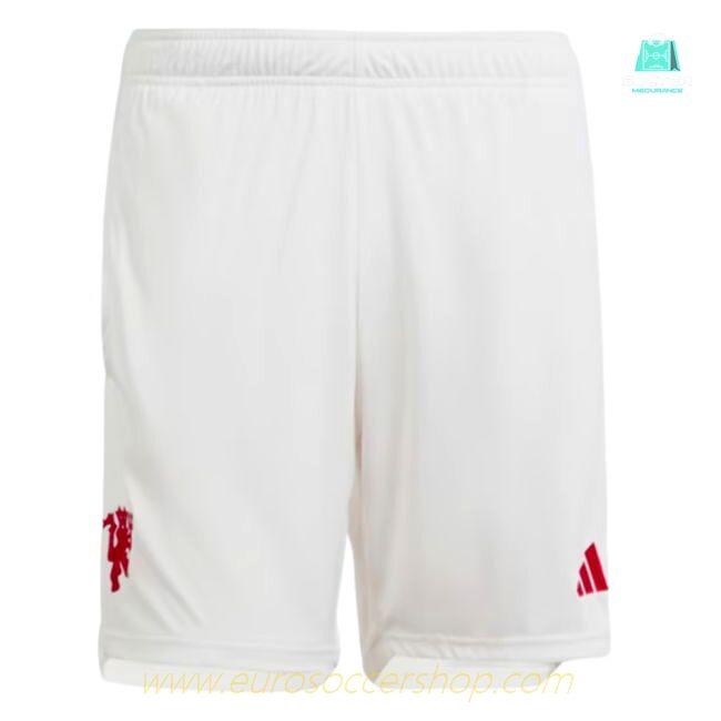 2023-2024 Manchester United Third Shorts (White)