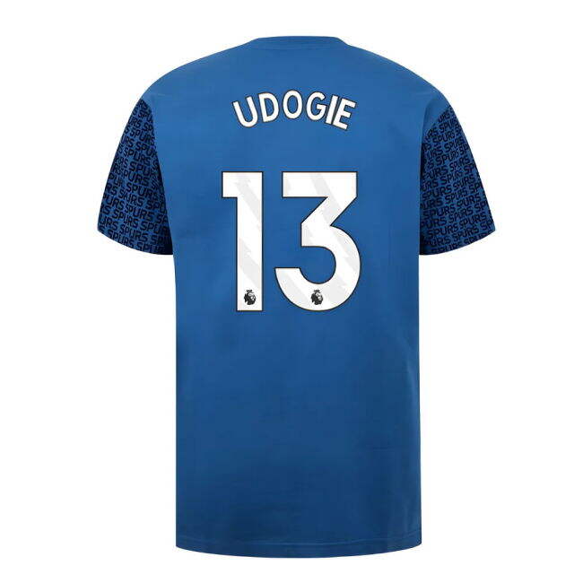 Tottenham Hotspur Graphic T-shirt (Blue) (Udogie 13)
