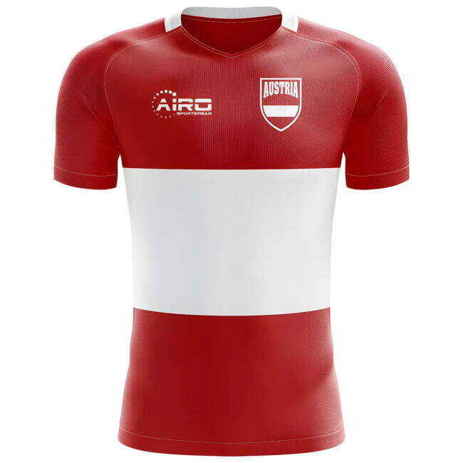 2025-2026 Austria Flag Concept Football Shirt - Womens