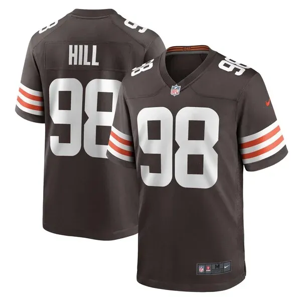None Game NFL Jersey - Brown | Authentic Football Apparel | NFL Footba