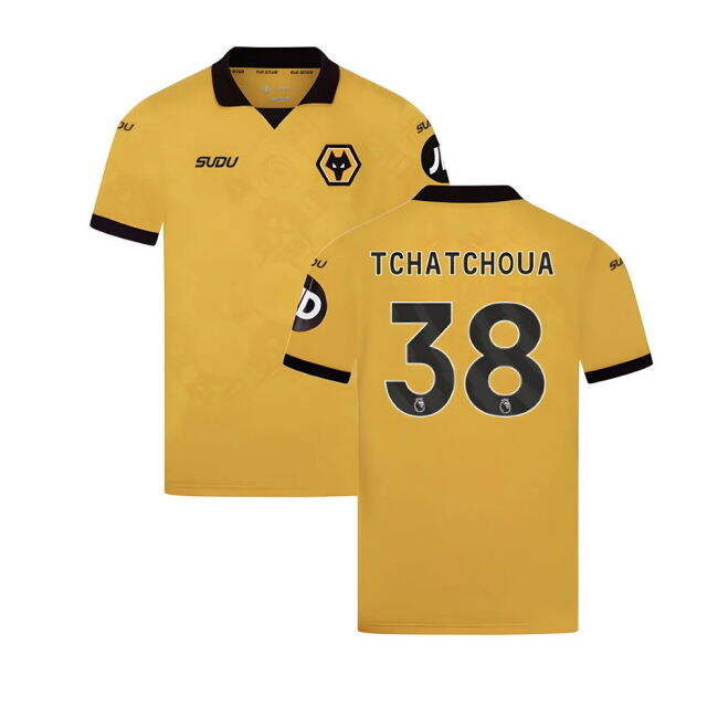 2025-2026 Wolves Home Kit (Kids) (Tchatchoua 38)