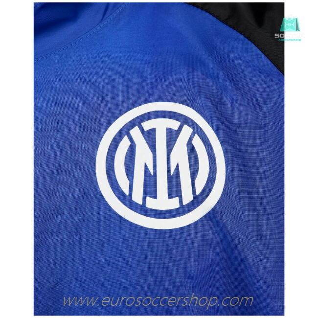 2024-2025 Inter Milan Home Hooded Woven Tracksuit (Blue)