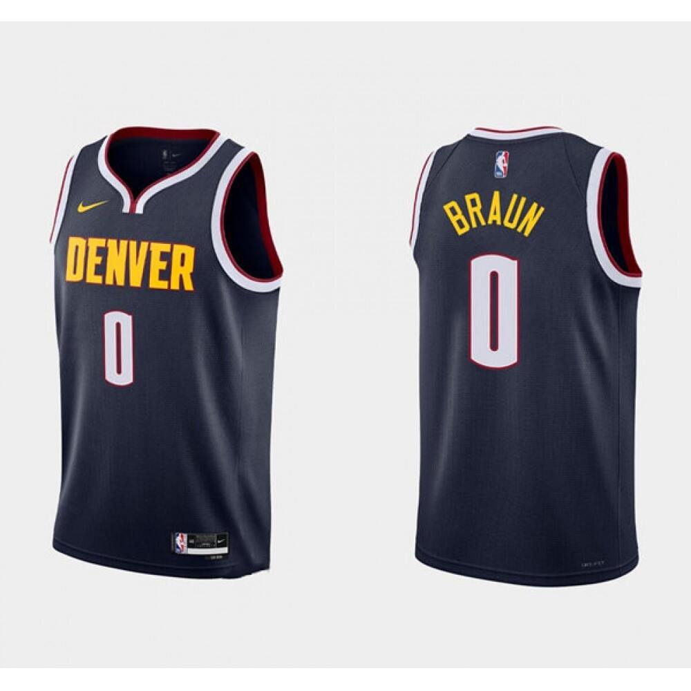 Performance 0 Denver Nuggets Jersey Navy - - Game Day Essential