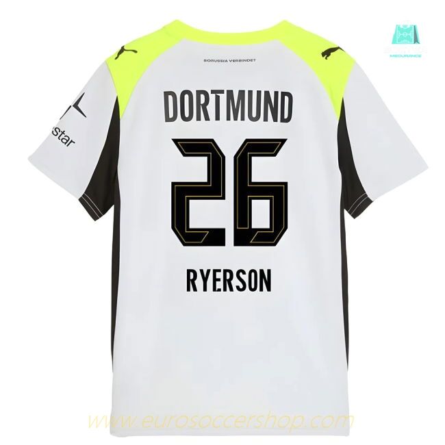 2025-2026 Borussia Dortmund Away Shirt (Kids) (Ryerson 26)