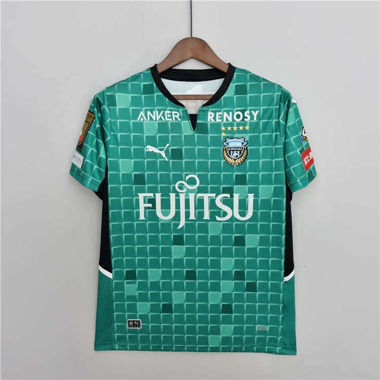 Kawasaki Frontale 2223 Third Green Soccer Jersey Football Shirt -