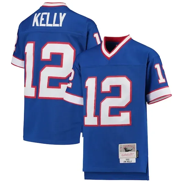 None Jim Kelly Legacy Jersey - Royal | NFL Player Jersey | NFL Footbal