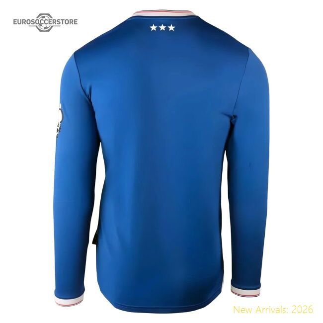 2025-2026 Ipswich Town Long Sleeve Home Shirt - Reasonable Price