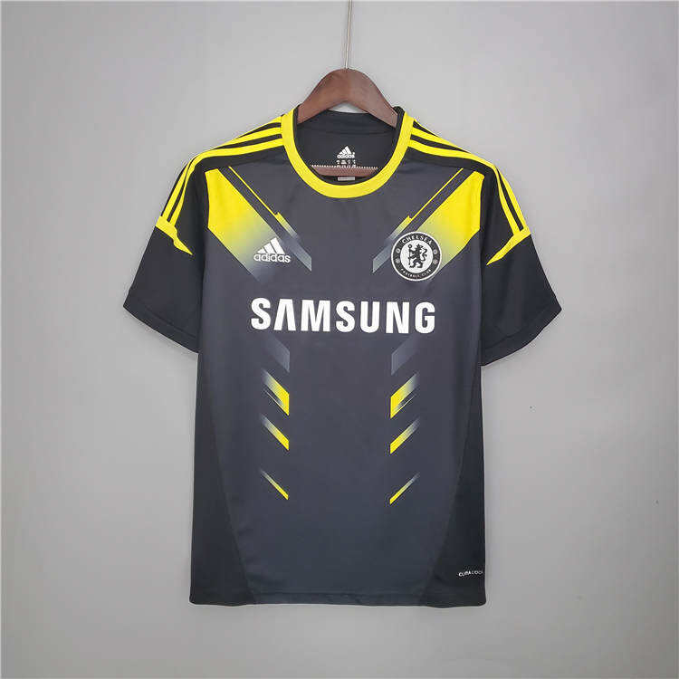 1213 CHELSEA RETRO THIRD BLACK SOCCER SHIRT JERSEY - Official Replica