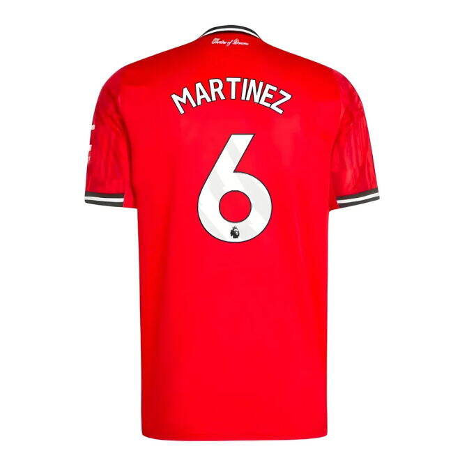 2025-2026 Man Utd Home Top (Martinez 6)