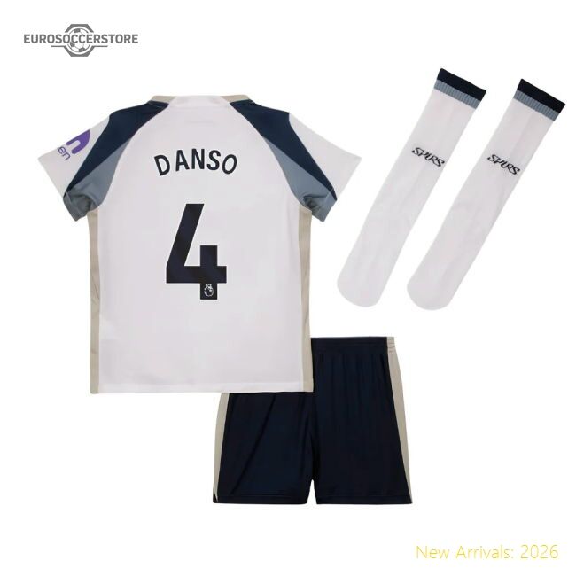 2025-2026 Spurs Home Little Kids Mini Kit (danso 4) - Collectors Item