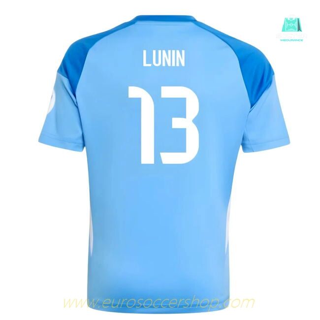 2025-2026 Real Madrid Home Youth Goalkeeper Kit (Lunin 13)