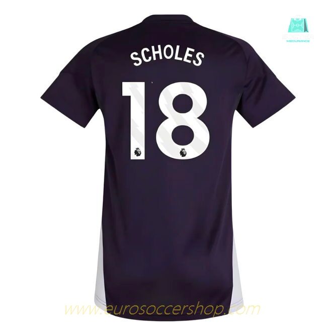 2025-2026 Man Utd Training Jersey (Aurora Plum) - Womens (Scholes 18)