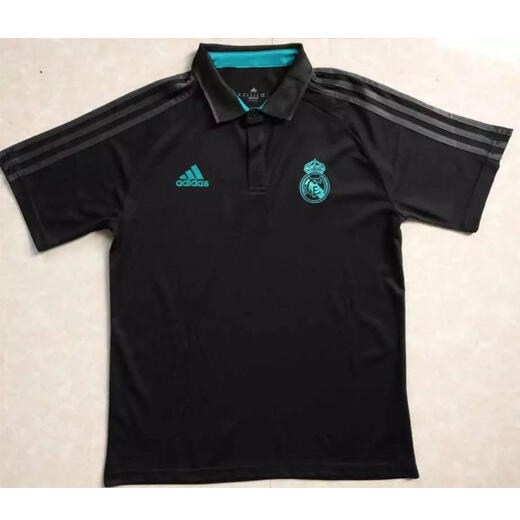 Real Madrid 201718 Black Polo Jersey Shirt - Official Replica 24435
