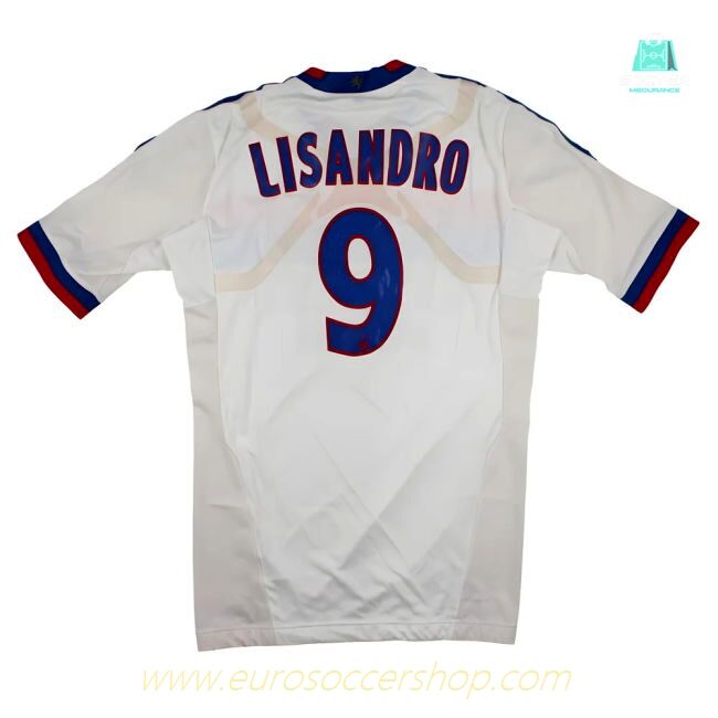 Lyon 2011-12 Player Issue Home Shirt (XL) Lisandro #9 (With Player Issue Bag) (Good)