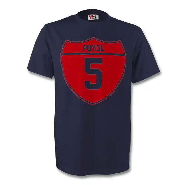 Barcelona Breathable Football Shirt (navy) UV Protection