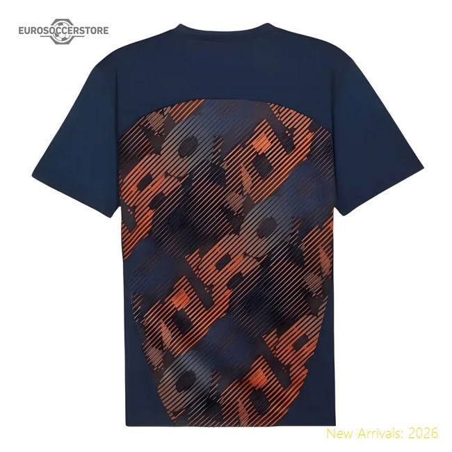 Official 2024-2025 Marseille Pre-Match Shirt (Club Navy)