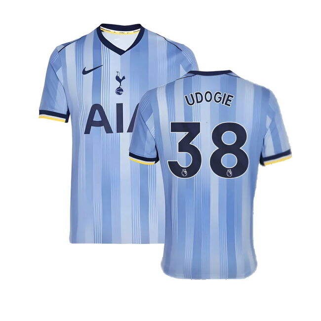 Spurs Tottenham Hotspur Away Shirt Udogie #38 High Performance Com...