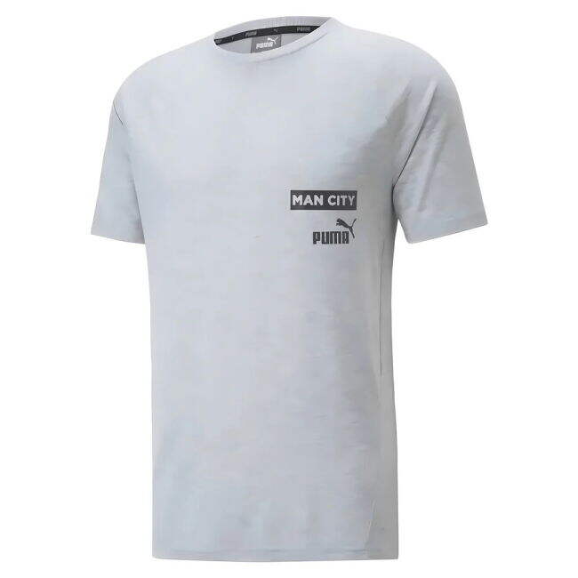 Adult 2022-2023 Man City Casuals Tee (Light Grey)