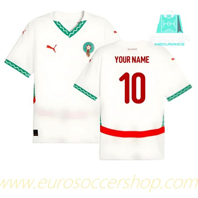 2024-2025 Season Morocco Away Jersey (Custom)