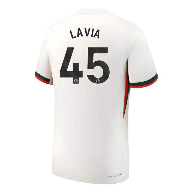 2025-2026 Chelsea Authentic Dri-Fit ADV Away Shirt (Lavia 45)