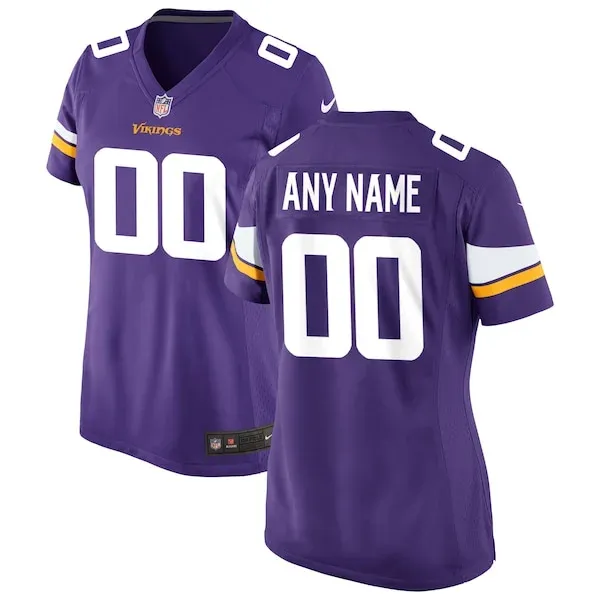 None Minnesota Vikings Game Jersey - Purple | NFL Player Jersey