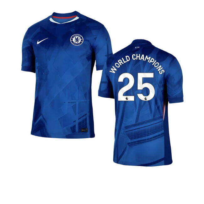 soccer jersey 2025-2026 Chelsea Home Shirt (World Champions 25)