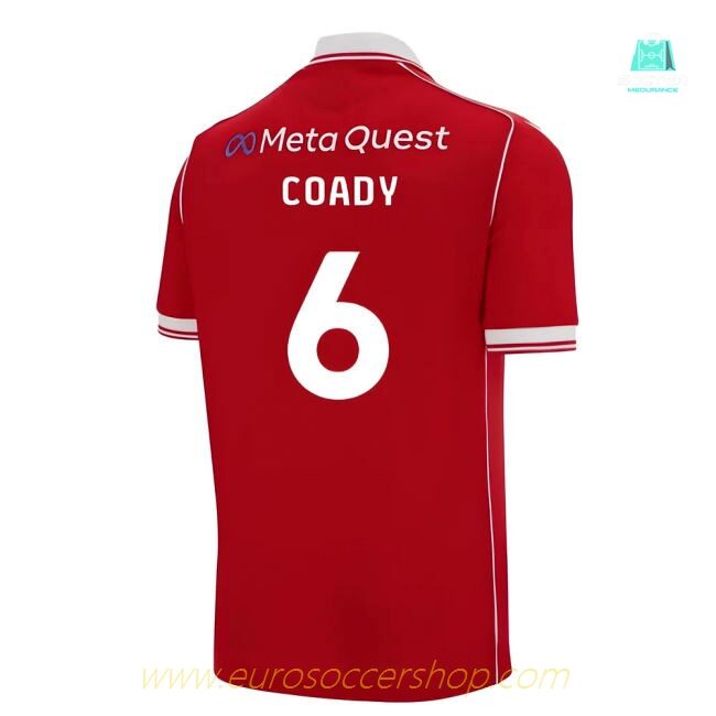 2025-2026 Wrexham Home Shirt (Coady 6)