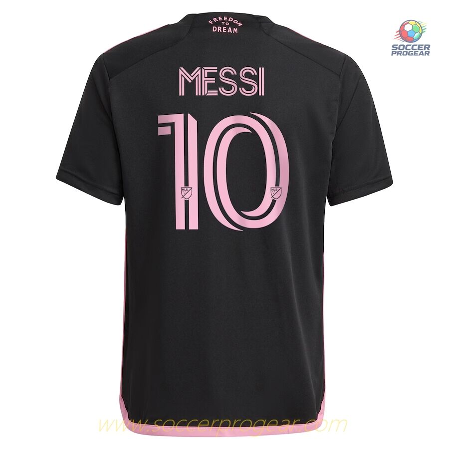 Inter Miami Messi Soccer Team Shirt 2024-2025 Season Away Youth