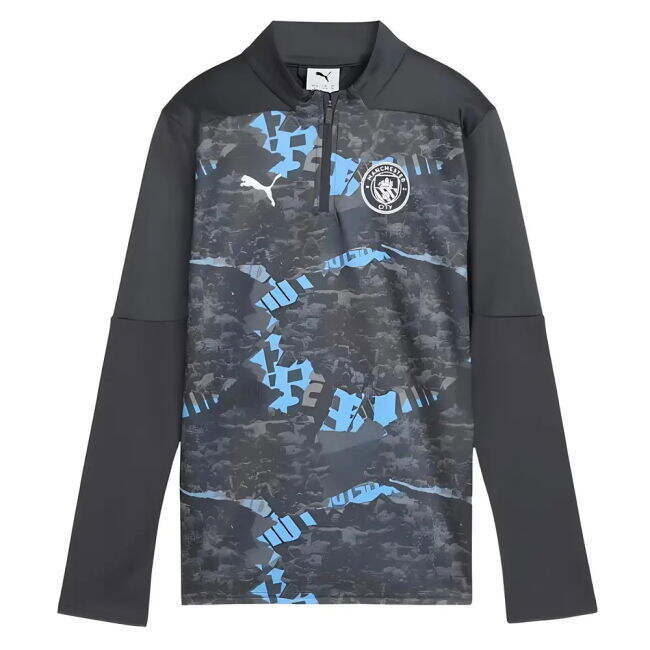 Kids Authentic 2024-2025 Man City English Home Strip