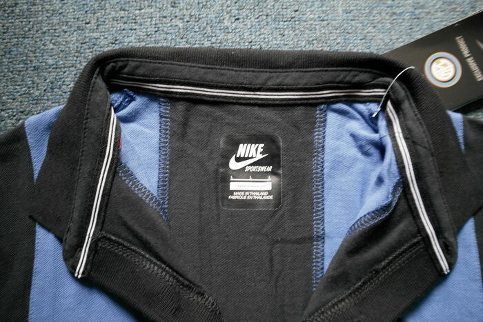 2013 Inter Milan BlackBlue Polo T-Shirt - Official Replica 4518