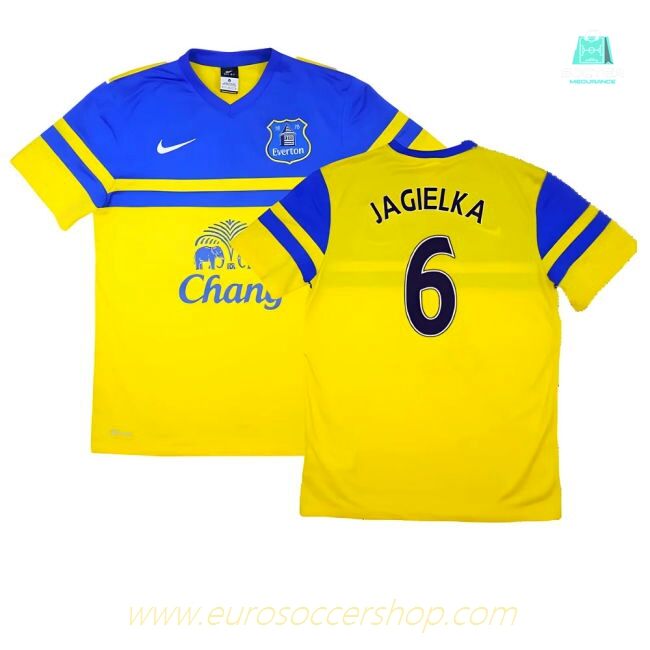 Everton 2013-14 Away Shirt (S) ((Excellent) S) (Jagielka 6)