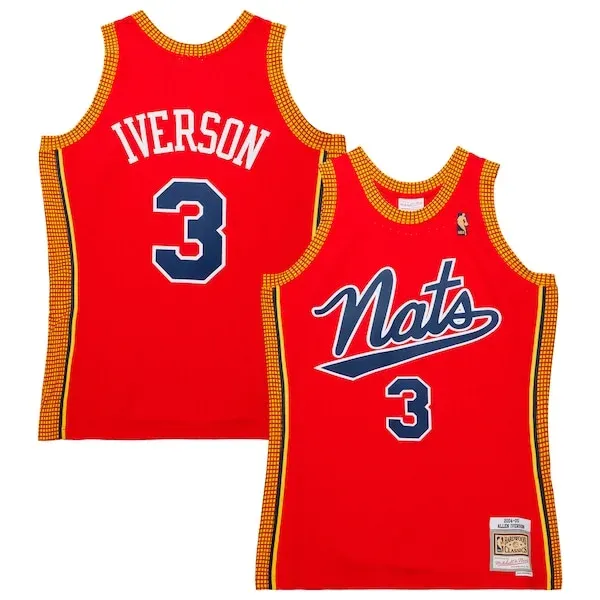 Allen Iverson PHI Swingman Jersey - superior NBA - Red basketball