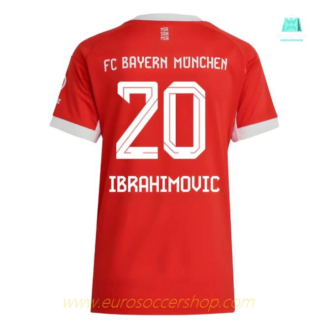 2025-2026 Bayern Munich Home Shirt (Womens) (Ibrahimovic 20)