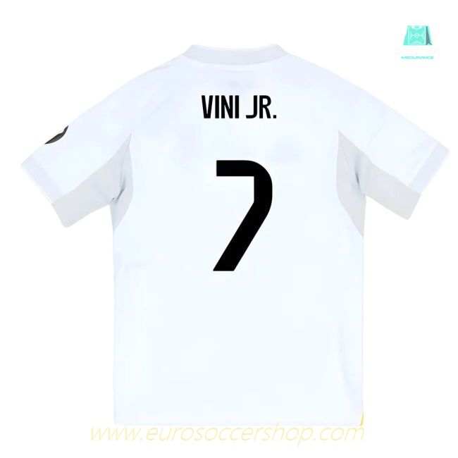 2025-2026 Real Madrid Home Youth Kit (Vini Jr. 7)
