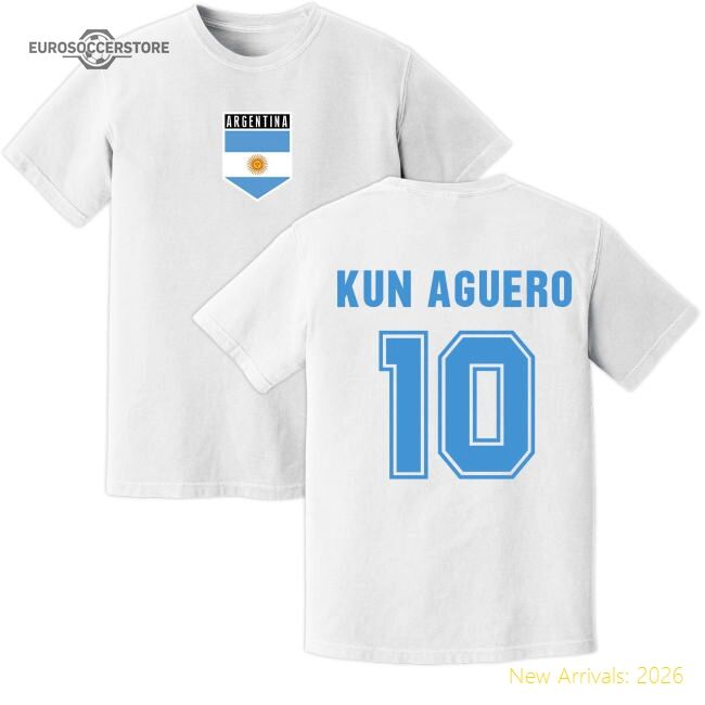 Exceptional Aguero World Cup Champions 2022 Training Jersey (white)