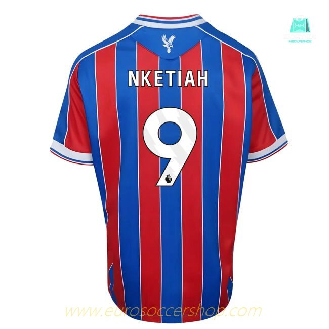 2025-2026 Crystal Palace Home Shirt (Kids) (Nketiah 9)