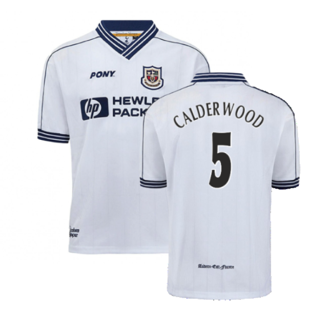 Top-Quality Spurs Calderwood 5 1997 1997-1999 Tottenham Home Pony R...