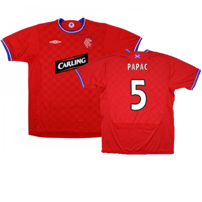 Official Rangers Fc Alternative Shirt R. 200 #9 Retro Collection (v8)