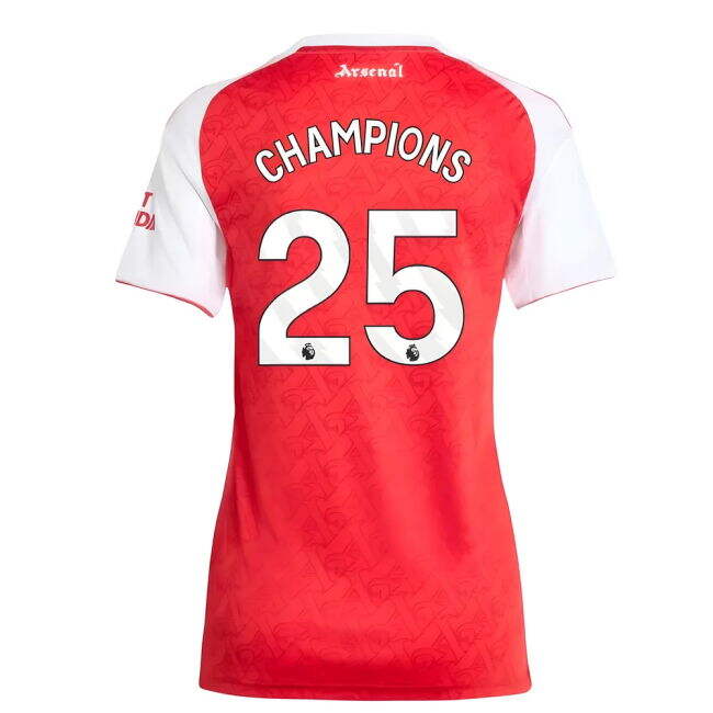 Arsenal 2025-20 Home Football Shirt Champions 25 Edition L M Women S