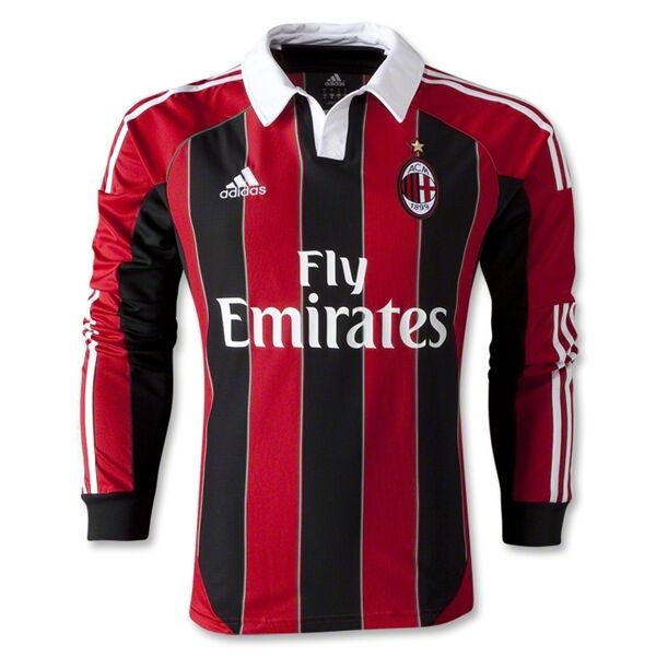 1213 AC Milan Home Long Sleeve Shirt - Official Replica 283