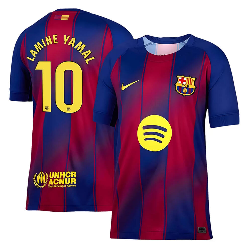 Barcelona 2526 Home Shirt LAMINE YAMAL 10 - Official Replica 12039