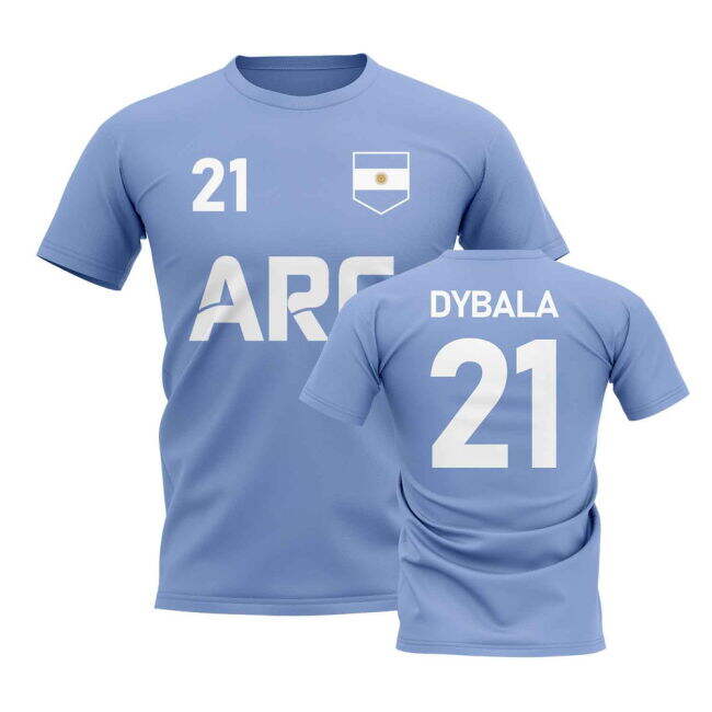 Championship Paulo Dybala Country Code Hero T-Shirt (Sky)