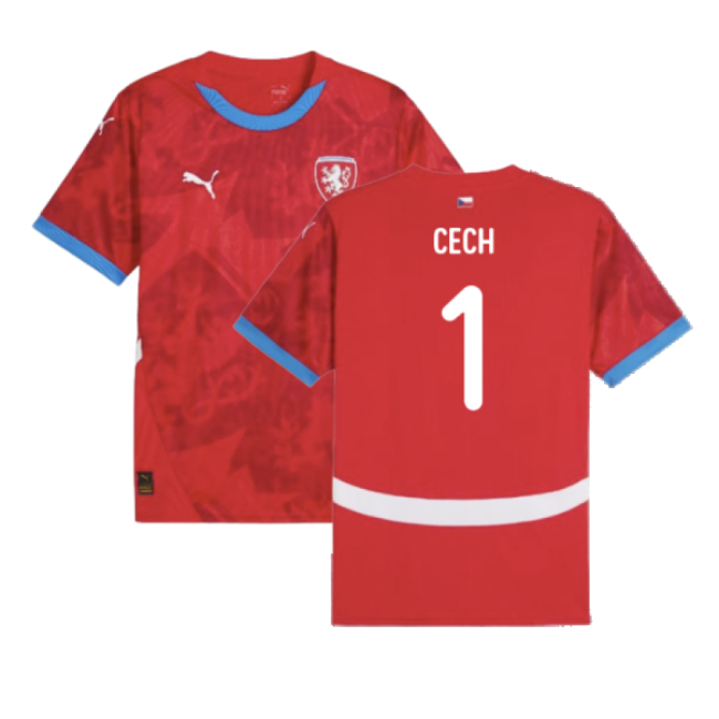 Original Replica Czech Republic Home Supporter Kit for Adults