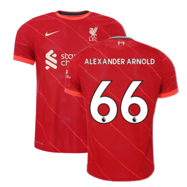 Liverpool 2021-2022 Vapor Home Shirt (ALEXANDER ARNOLD 66) - fan gear