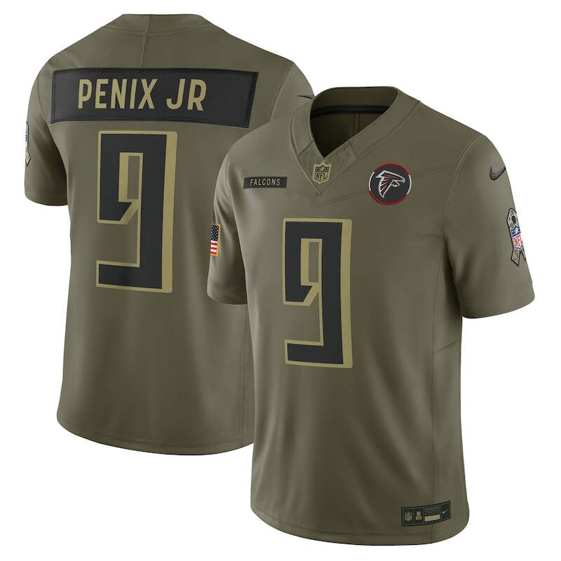 None Michael Penix Jr. ATL Falcons Official Replica Jersey Football Ap